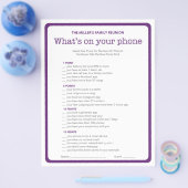 家族再会アイスブレーカー2in1ゲーム チラシ (シングル)