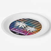 家族再会オーダーメイドクルーズバケーション ペーパープレート (アングル)