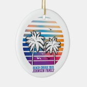 家族再会カスタムクルーズバケーション セラミックオーナメント (右)