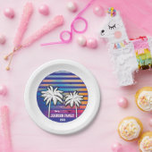 家族再会カスタムクルーズバケーション ペーパープレート (パーティー)