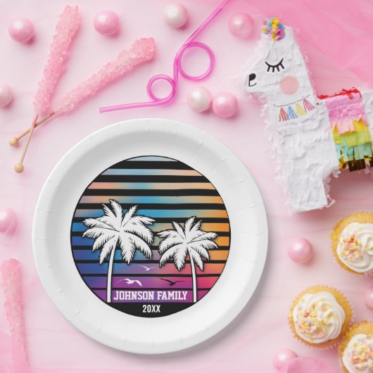 家族再会カスタムクルーズバケーション ペーパープレート (パーティー)