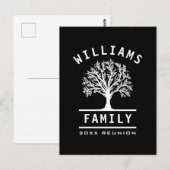 家族再会サマー・バケーション・ロード・トリップ・ツリー ポストカード (正面/裏面)