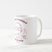 家族再会バケーション コーヒーマグカップ (正面右)