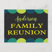 家族再会パーティー　ポットラック・ピクニック・サマー ポストカード (正面)