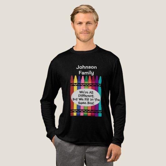 家族再会ロングスリーブシャツ トライブレンドＴシャツ (正面全体)