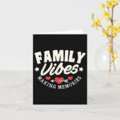 家族再会2025 家族の雰囲気 思い出を作るV カード (黄色い花)