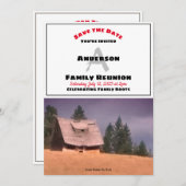 家族再会 オールドホームステッド セーブデート ご案内 セーブザデート (正面/裏面)