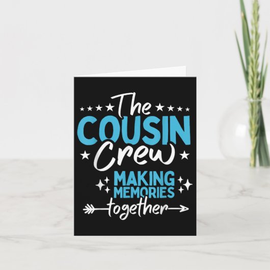 家族再会 カズン隊 2025 思い出を作る カード (正面)