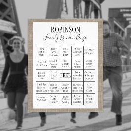 家族再会 ジャンバリ ビンゴゲーム チラシ