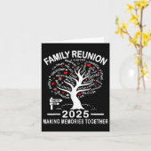 家族再会 2025 一緒に思い出を作ろう マッチ カード (黄色い花)