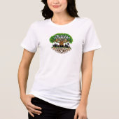 家族再会Tシャツ | 家系図 一緒にいるから強くなる トライブレンドTシャツ (正面)
