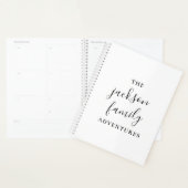 家族冒険 |ミニマルモダンリスト プランナー手帳 (ディスプレー)