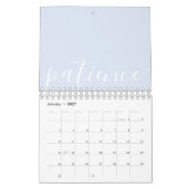 家族写真かわいいモダン脚本 カレンダー (1月 2027)