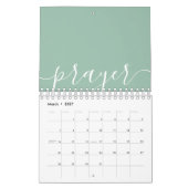 家族写真かわいいモダン脚本 カレンダー (3月 2027)