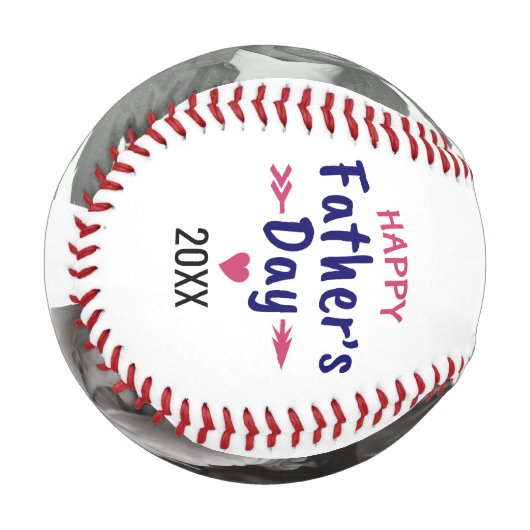 家族写真でお父様の幸せな日 野球ボール (正面左)