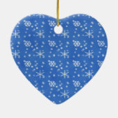 家族写真のクリスマスのオーナメントのかわいいペンギン セラミックオーナメント (裏面)