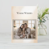 家族写真のクリスマスカード シーズンカード (スタンド正面)