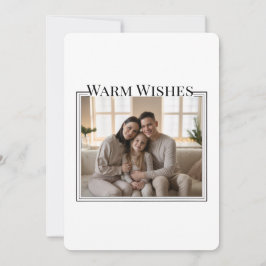 家族写真のクリスマスカード シーズンカード