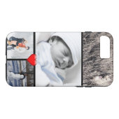 家族写真のコラージュはあなた自身のInstagramを作ります Case-Mate iPhoneケース (裏面(横))