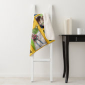 家族写真のコラージュ10は|の蜜蜂のテーマを描きます シェルパブランケット (インサイチュ)