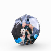 家族写真の八角形のブロック フォトブロック (左)