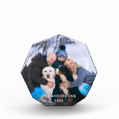 家族写真の八角形のブロック フォトブロック (正面)