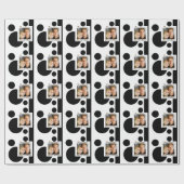 家族写真の友達同士のカップルが個人設定 ラッピングペーパー (フラット)