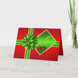 家族写真の挿入物が付いているクリスマスカード シーズンカード