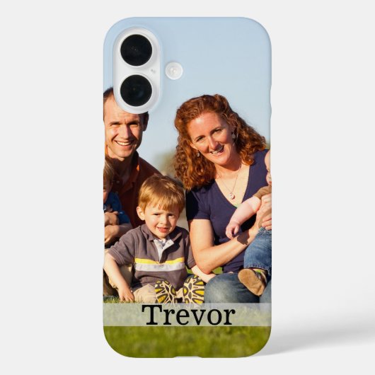 家族写真の携帯電話ケース Case-Mate iPhoneケース (裏面)
