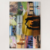 家族写真の校合 ジグソーパズル (縦)