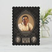 家族写真の記念物の発表 案内状 (スタンド正面)