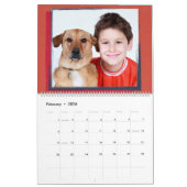 家族写真はあなた自身の写真のカレンダーを作成します カレンダー (2月 2026)