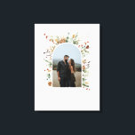 家族写真アーチ水カラー植物可エレガント能 キャンバスプリント<br><div class="desc">家族写真アーチ水の色の植物のエレガントキャンバス。理想的結婚な贈り物、記念日、誕生日、クリスマスギフト</div>