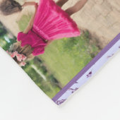 家族写真コラージュマザーズデイテンプレート フリースブランケット (角)