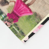 家族写真コラージュマザーズデイテンプレート フリースブランケット (角)