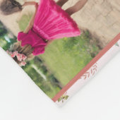 家族写真コラージュマザーズデイテンプレート フリースブランケット (角)