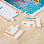 家族写真コラージュ・ハヌカーギフト記念物    ジグソーパズル (側面)