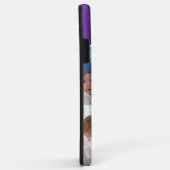家族写真コラージュ パープル 4枚用 Case-Mate iPhoneケース (裏面/右)