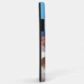家族写真コラージュ ブルー4枚用iPhoneケース Case-Mate製 Case-Mate iPhoneケース (裏面/右)