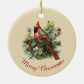 家族写真ツリーオーナメント セラミックオーナメント (裏面)