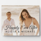 家族写真テンプレート結婚の形見かわいい引用文 フォトプラーク (正面)