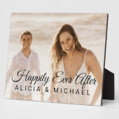 家族写真テンプレート結婚の形見かわいい引用文 フォトプラーク (側面)