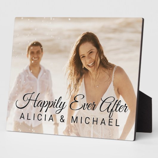 家族写真テンプレート結婚の形見かわいい引用文 フォトプラーク (側面)