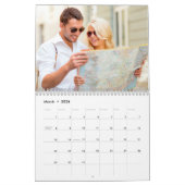 家族写真フェイク虹色ホログラフィック2025 カレンダー (3月 2026)