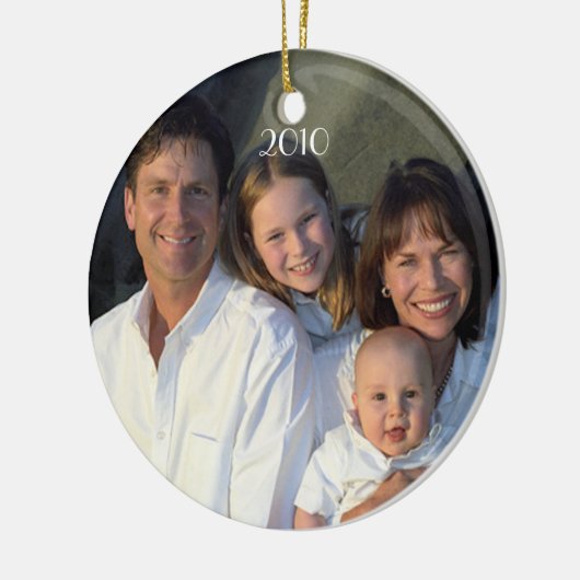 家族写真ミュージカル赤と緑の鳥シャンデリア セラミックオーナメント (左)