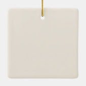 家族写真メリークリスマスオーナメント セラミックオーナメント (裏面)