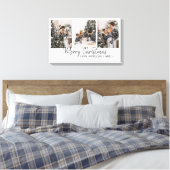 家族写真メリークリスマス キャンバスプリント (インサイチュ (寝室))