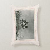 家族写真ヴィンテージ葉書枕 アクセントクッション (正面(垂直))