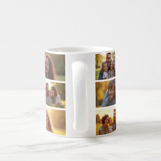 家族写真入りコーヒーマグカップ コーヒーマグカップ (ハンドル)