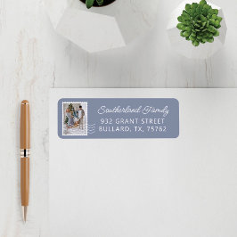 家族写真切手の配送パーソナライズされた ラベル